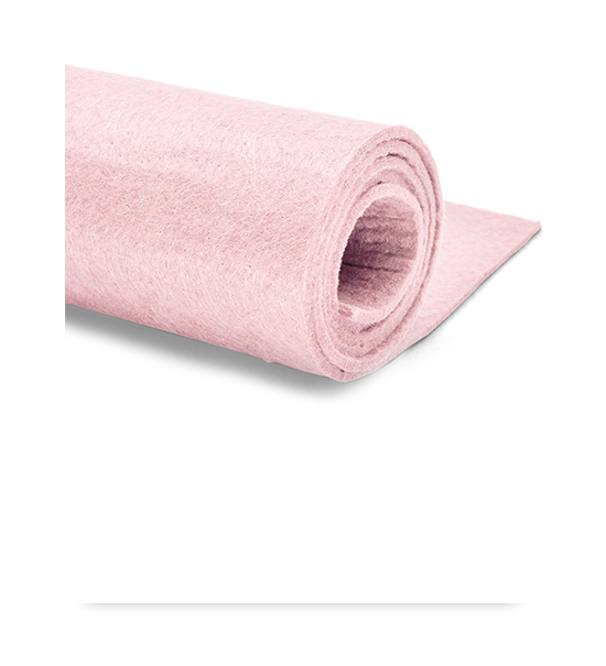 Felt (Sheet 50x100 cm) 3 mm - Baby pink